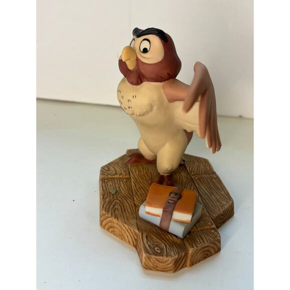 Disney Pooh and Friends Porcelain Figurine- Owl You've Done a Very Grand Thing - Picture 2 of 6